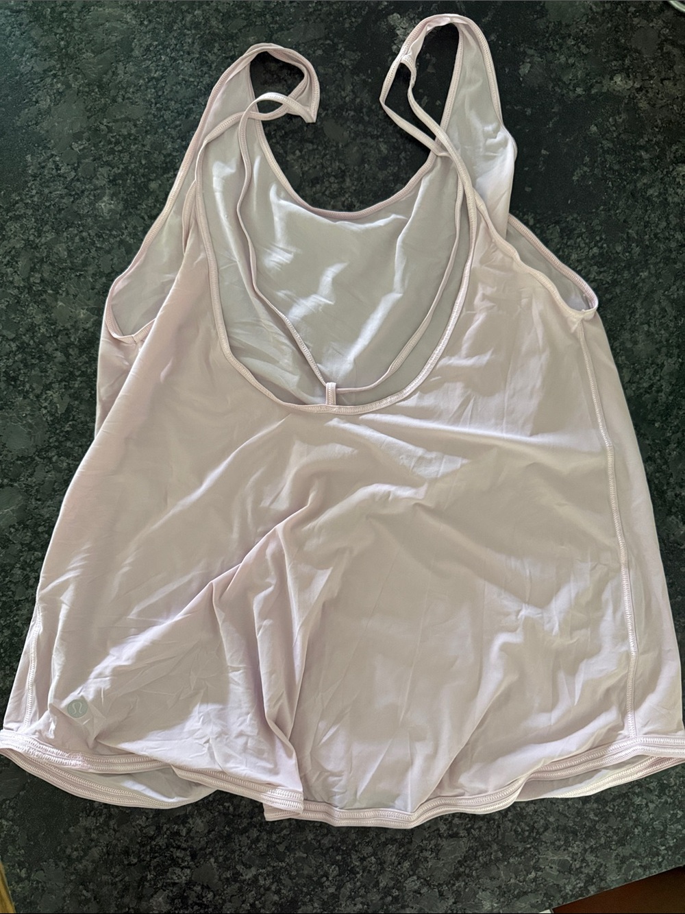 Lululemon Light Pink Strappy Workout Tank Top